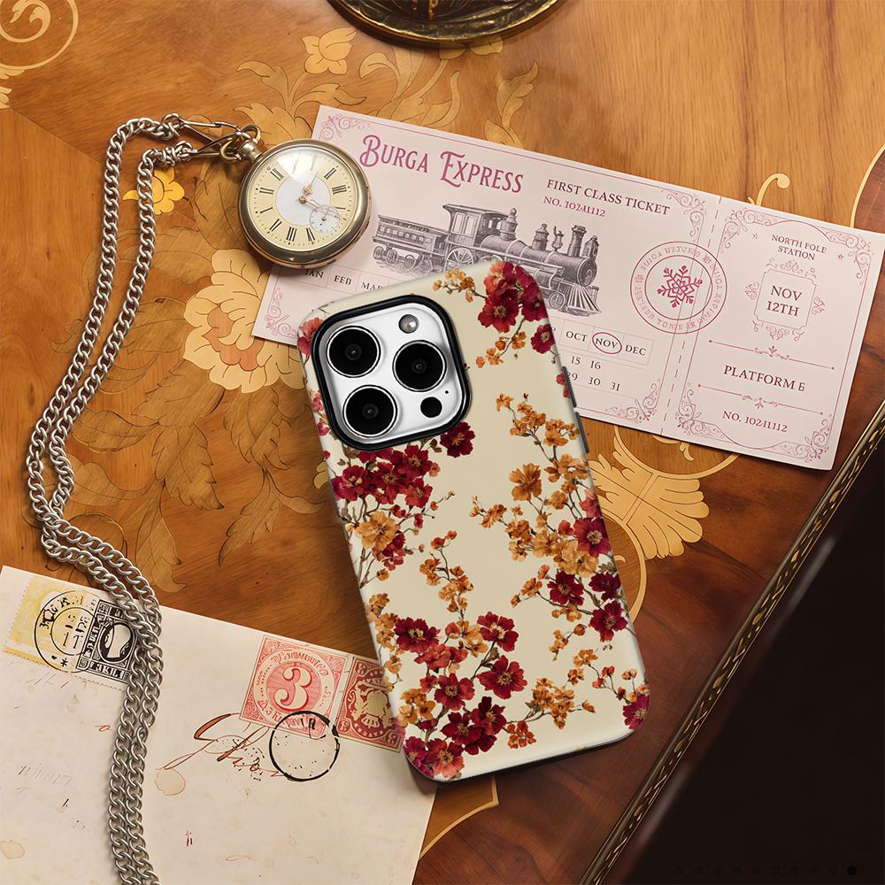 Crimson BloomFor Magnetic Phone Case for IPhone 17 16 15 14 13 Pro Max Plus Single Double-layer Tough Case