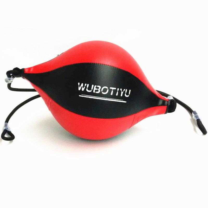 Exercise Boxing Ball Universal Speed Training Ball Leather Speed Bag Double-end Bags Great for MMA Boxing Fighting and Other Punching Training