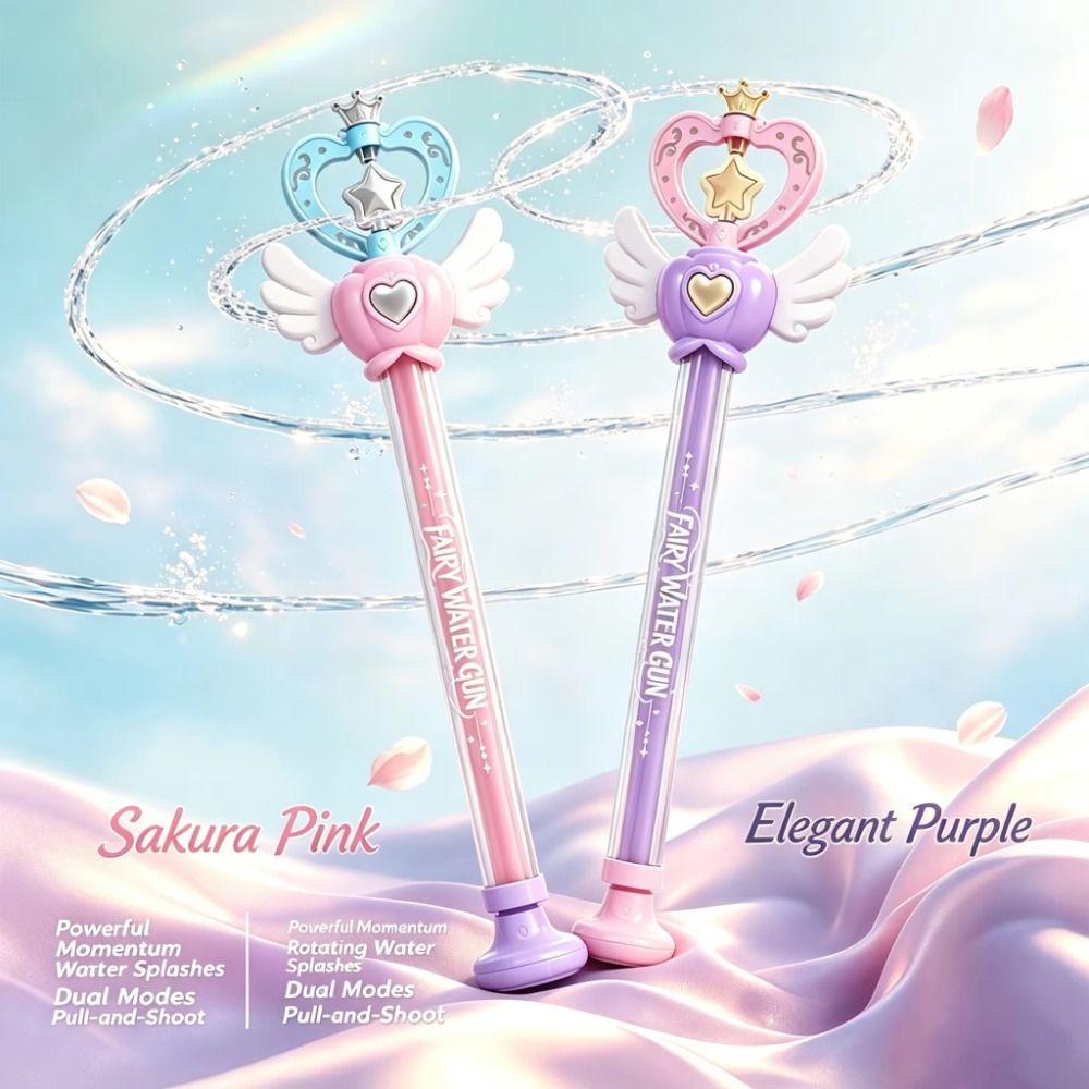 Winged Wand Shape Princess Wand Water Heart Decoration Fairy Water Toy Pool Party