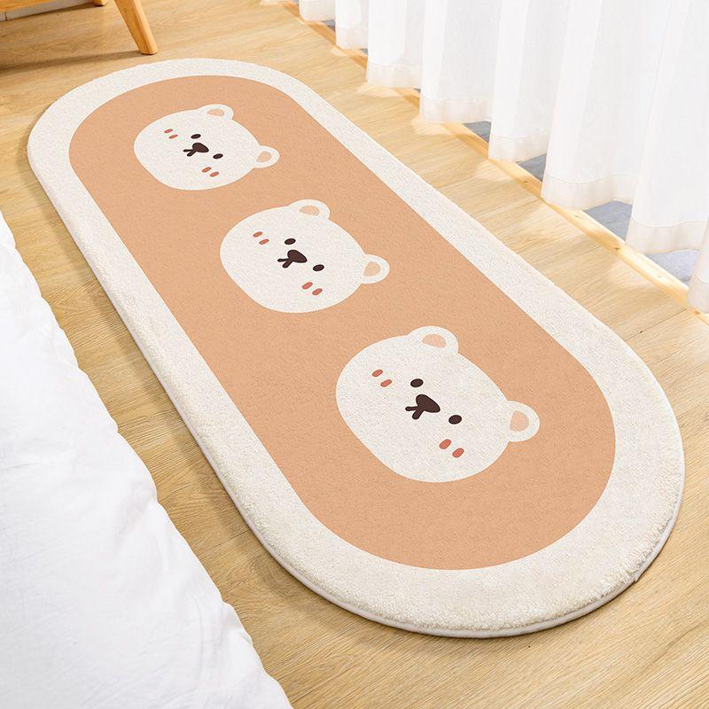 Bedroom Bed Rug Living Room Coffee Table Mat Toilet Door Toilet Door Absorbent Non-slip Foot Mat Bathroom Floor Mat