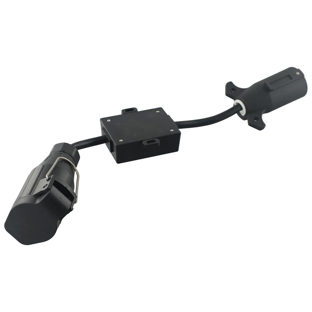 7 Pin to 13 Pin Adapter Converter Weather Resistant for Safe Trailer & Vehicle Connection Ensuring Stable Light Signals