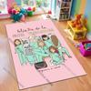 Funny E Enfermera En Apur0s Merch Themed Carpet New Release Living Rooms Bedrooms, Sofa Rug, Durable Doctor Nurse Mat Nice Gift