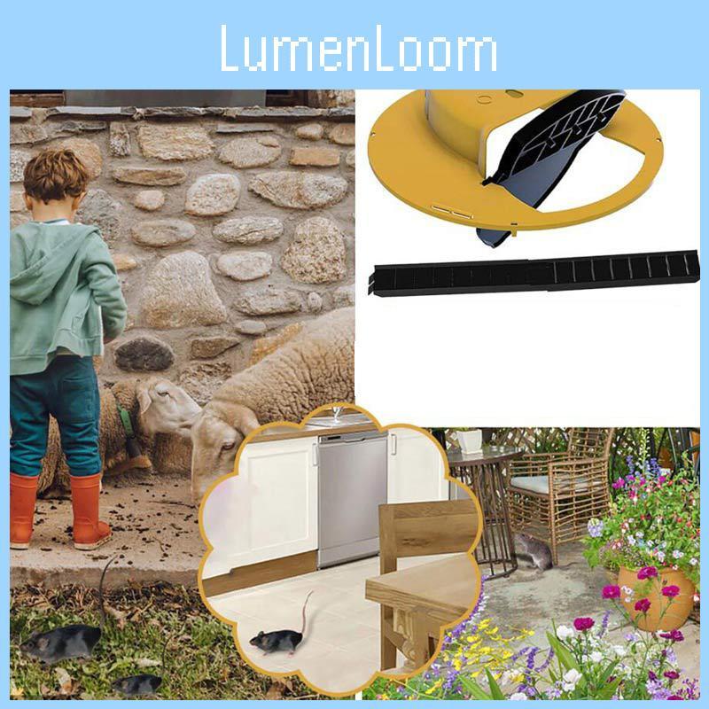 Stevige muizenval met plastic emmerdeksel voor muizen en ratten, veilig en effectief.