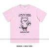 Women's I Like My Coffee Printed T-Shirt 100% Cotton Oversized Barista Graphic Tees for Men Summer Tops Brew Streetwear