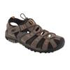 PDQ Jungen-Trail-Sandalen aus synthetischem Nubukleder mit Knebel- und Klettverschluss