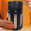Pvc Automatic Coin Sorter 5-In-1 With Coin Wrappers - Quick & Accurate Coin Counter, Portable Change Organizer Bank Jar