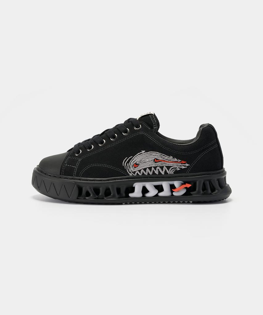 78Under M-3 Graphic Low Top_Ash Black