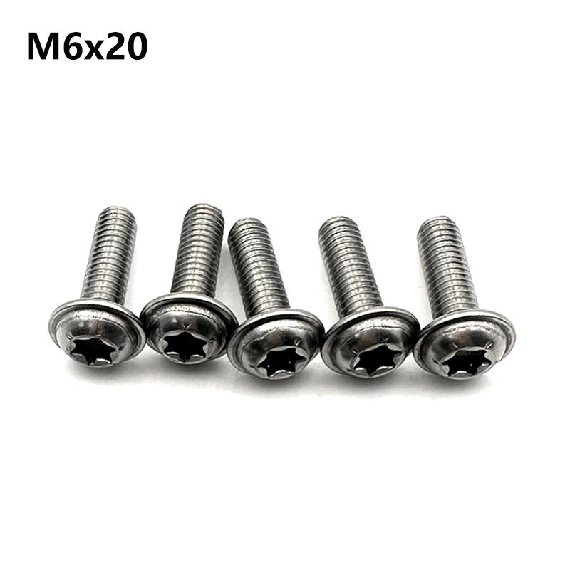For BMW R1200GS R1200RT R1100GS S1000RR F650GS K1600GT F800GS R1100RS/RT R1150RT HP2 Motorcycle Shell Stainless Steel Screws