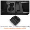 For Tesla Model Y Standard 2026 Multifunctional Silicone Central Control Cup Holder+Storage Box Glasses Holder Tray Accessories