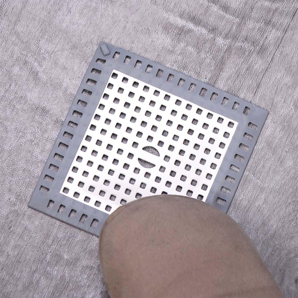 Multi Purpose Bathtub Drain Cover Square Anti-blocking Strainer Hair Catcher Filter  Kitchen