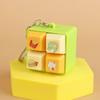 Relaxing Cartoon  Keychain Diy Keyboard Keys Button Music Keychain Keycap Relief Stress Clicker Toy