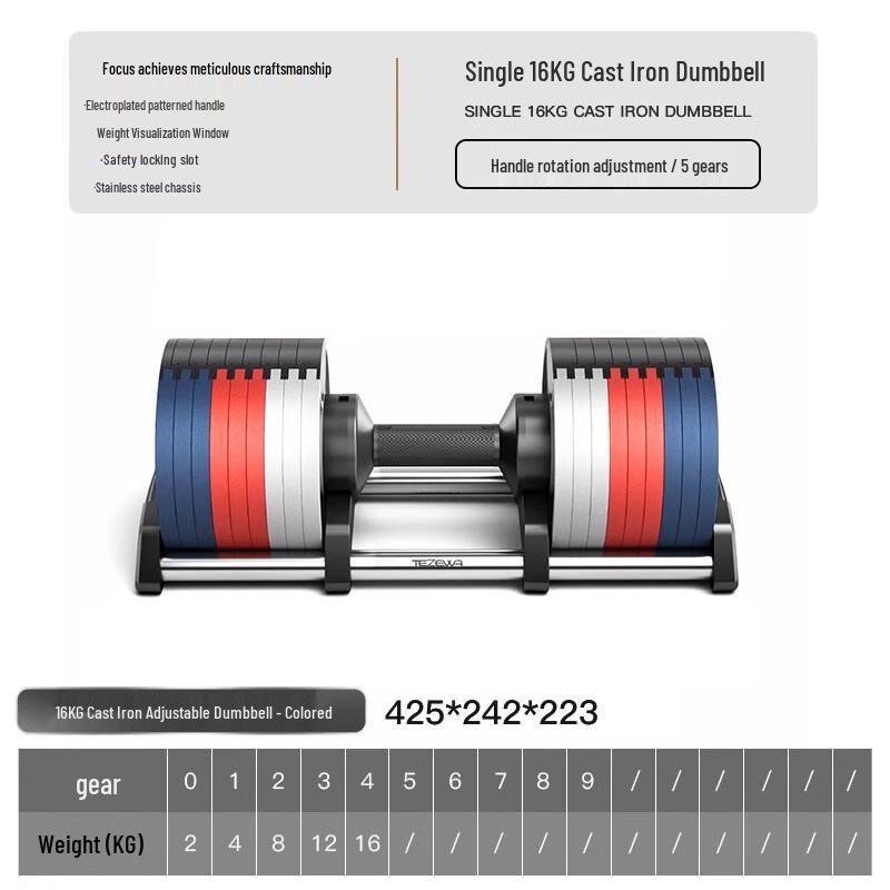 Yimai Cast Iron Quick Adjustable Dumbbell