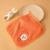 26x26cm Soft Baby Towels Cute Coral Velvet Absorbent Face Hand Towel Kids Shower Wipe Washcloth Children Handkerchief Bath Towel