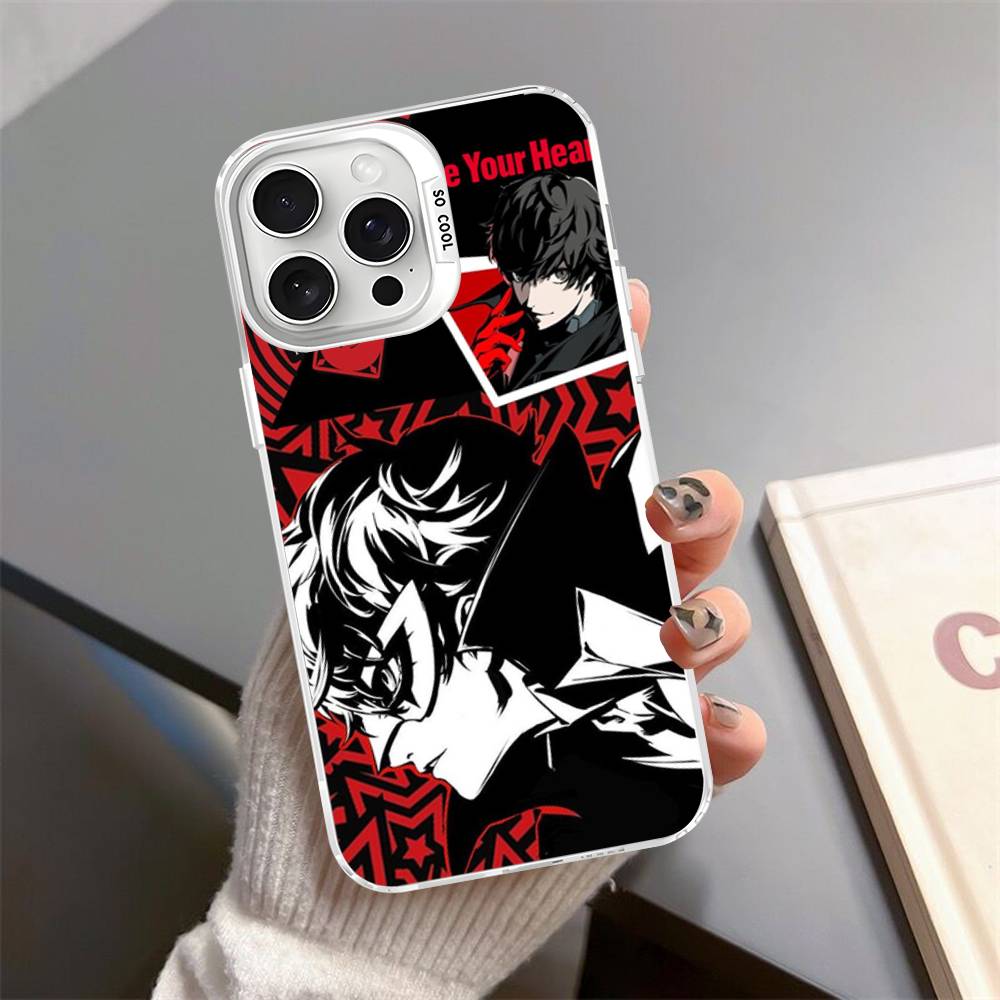 Persona 5 Colorful Phone Case For iPhone 17 16 15 14 13 12 11 Pro Max Plus Matte Cover