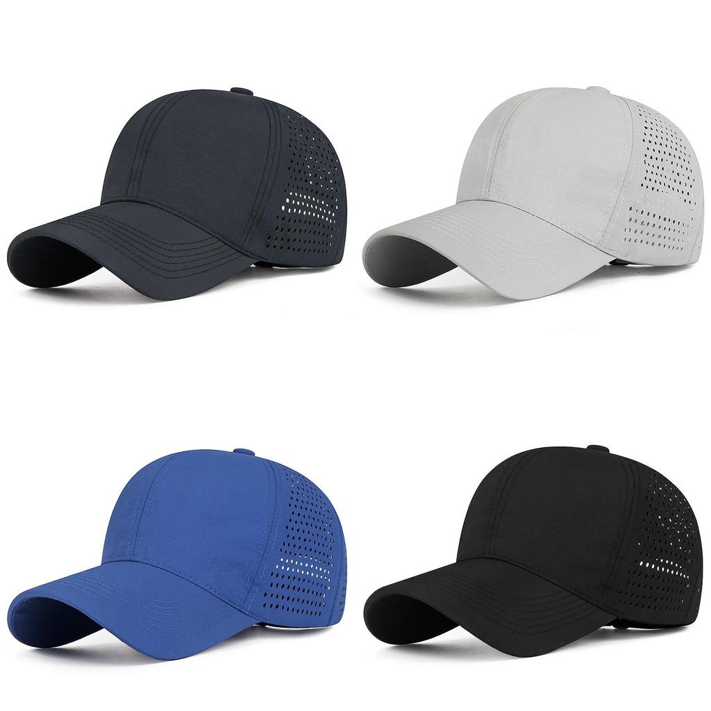 Adjustable Summer Baseball Cap With Laser Ventilation For Men And Women
