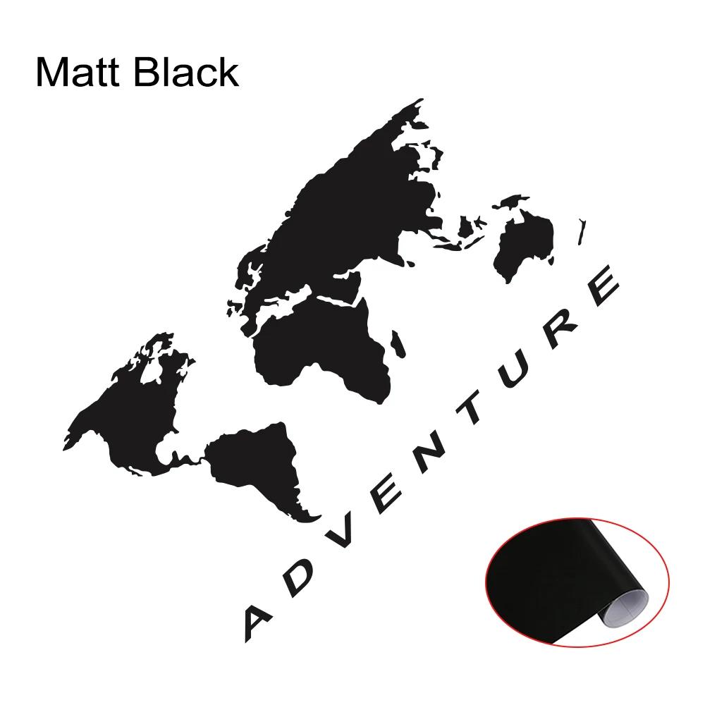 Car Side Body Sticker Graphics World Map Adventure Edition Decor Decal For Van SUV Camper RV Motorhome Car Auto DIY Vinyl Cover