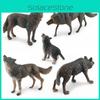 Detailed Pvc Predator Wolf Figurine Ideal For Collectors And Wolf Lovers