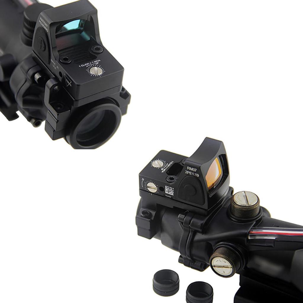 ACOG 4x32 Scope & RMR Dot Replica, Red, 4x Magnification