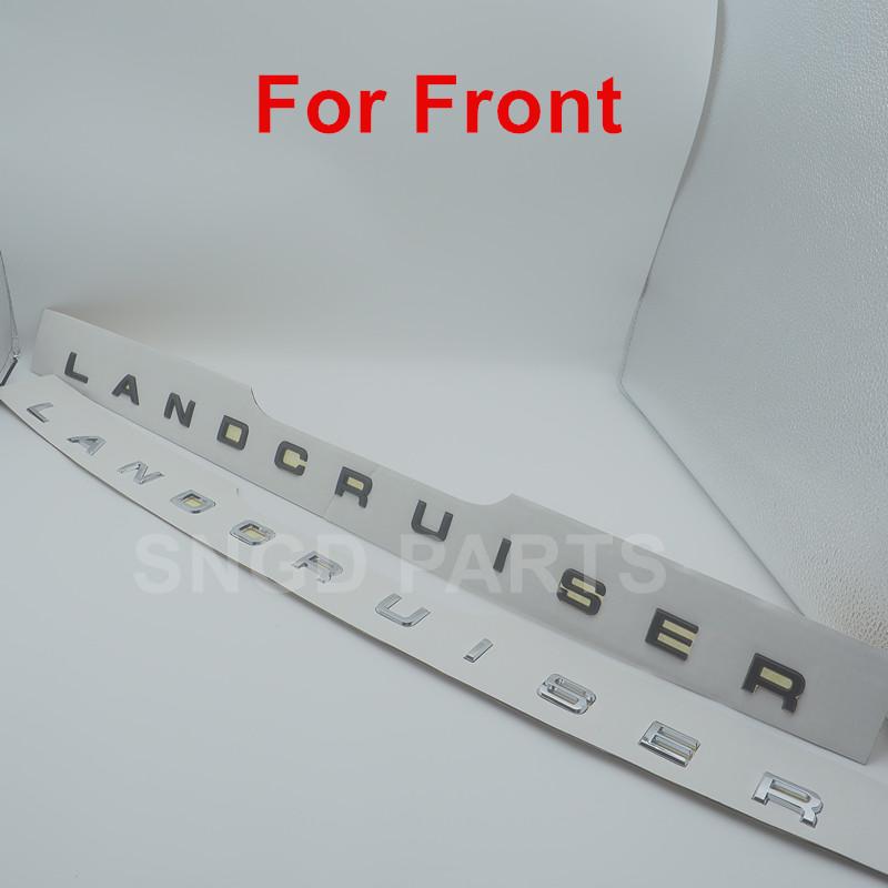 YZKN9 For Toyota Land Cruiser 300 Lc300 2021-2023 VXR GXR 3D Letter Sticker Tailgate Badge Emblem Badge Exterior Modification Emblem