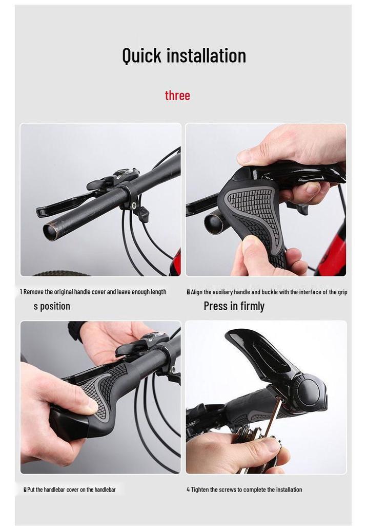 Lockable Fixed Gear Handlebar Grip Extension - Bicycle Road Bike Accessory