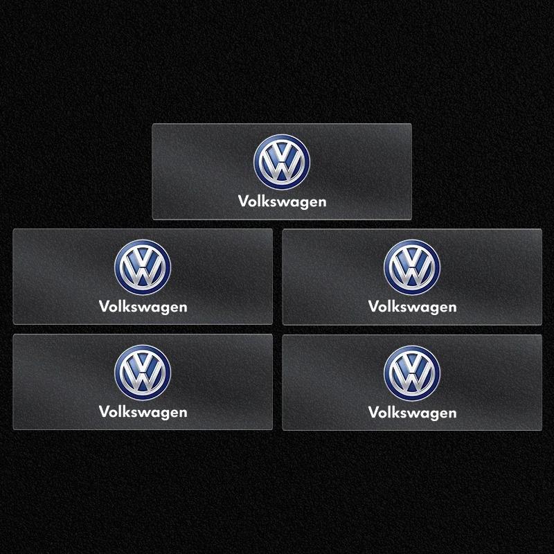Car Metal Emblem Wiper Stickers Reflective Decor Decals Car Accessories For Volkswagen VW GTI R Golf Amarok Phaeton Teramont ID3