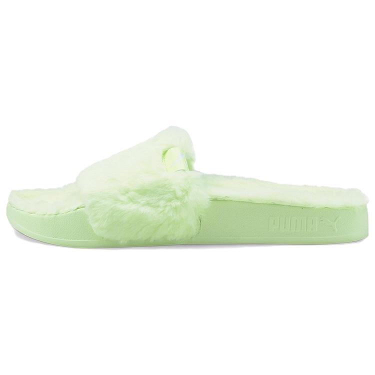 (WMNS) PUMA Leadcat 20 YLM Sports Slippers Green Women s 385803-03 EU 35.5