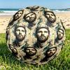 football player Print Size 5 Soccer Ball, PU Wear Resistant Football for Match Training and Daily Practice, Birthday Gift for Soccer Fans