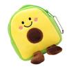 Avocado Plüsch Geldbörse Multifunktional Tragbar Cartoon Frucht Reißverschluss Münztasche