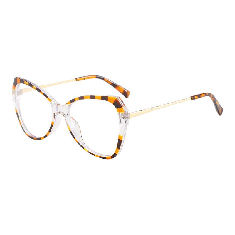 

Vintage Cat Eye Glasses For Women With Blue Light Blocking Ac Lenses For Oval Face Stylish Eyewear Tortoise Blue