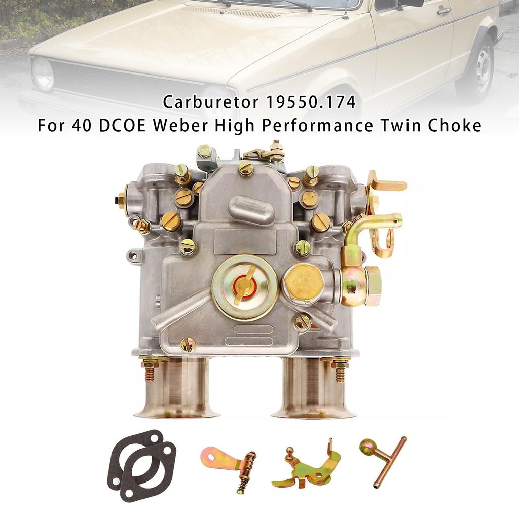 Carburetor 19550.174 For 40 DCOE Weber High Performance Twin Choke