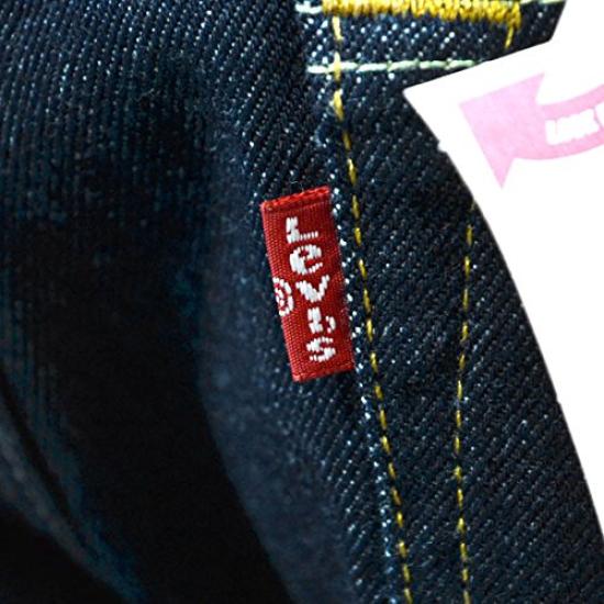 Levi's Men's 501 Button Fly One Wash Straight Jeans Rinse Indigo Waist 34 Length 30