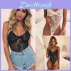 Alluring Women Sexy Teddy Lingerie Babydoll With V-neck Adjustable Straps And Lace Design