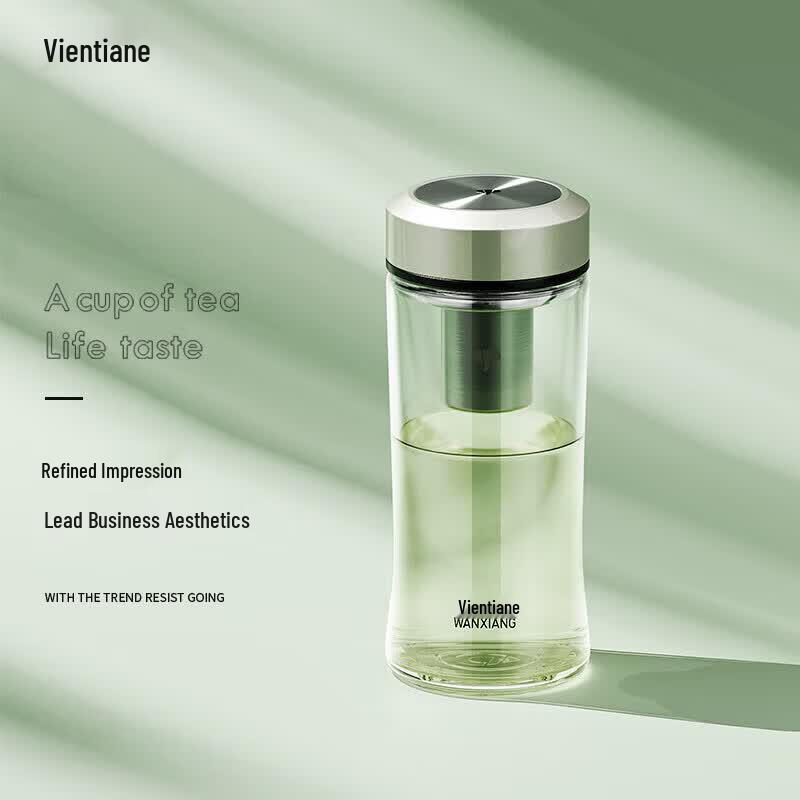 

WANXIANG Single-Layer Borosilicate Glass Water Bottle