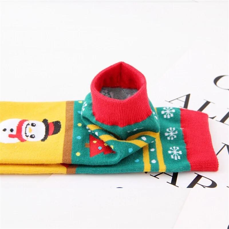 Winter Autumn Women Cotton Cartoon Pattern Socks Female Girl Cute Warm Funny Socks Christmas Gifts