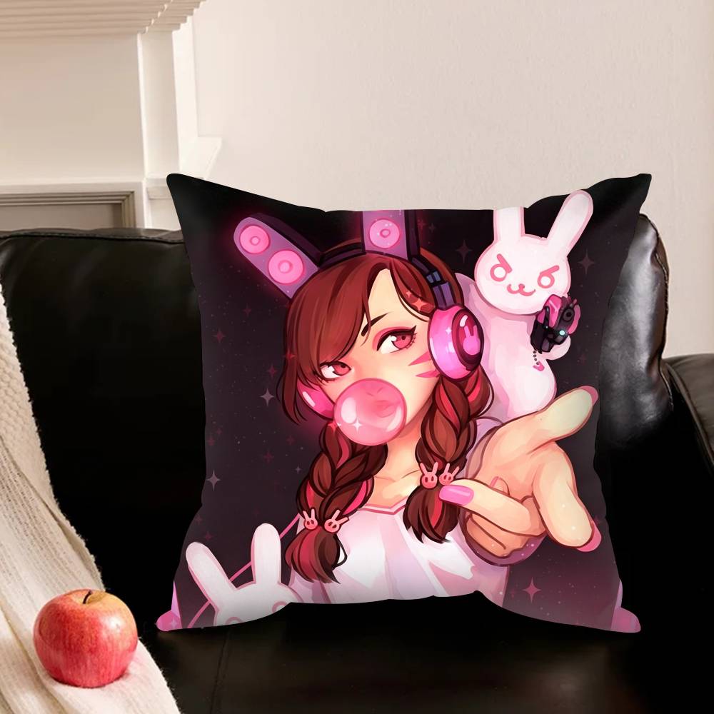 Pop G-Game O-Overwatch-H Pillowcase For Sofa Room Office Decor Printing Protector Cushion Cover Valentine Gift Custom