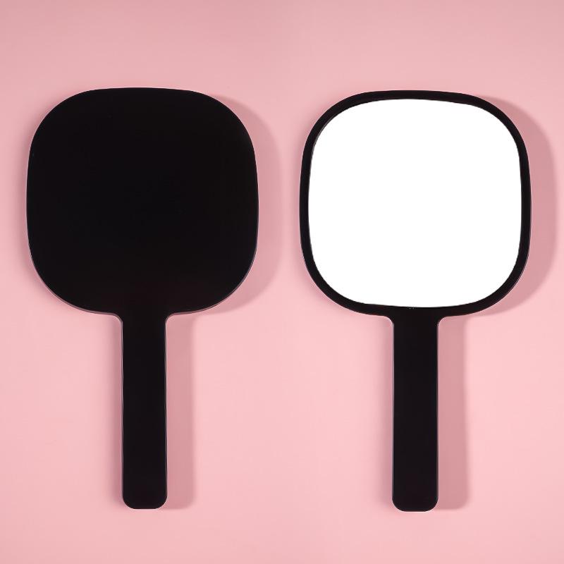 Kompakter HD Handspiegel für Duft und Make-up - Unregelmäßiges tragbares Design für Mädchen