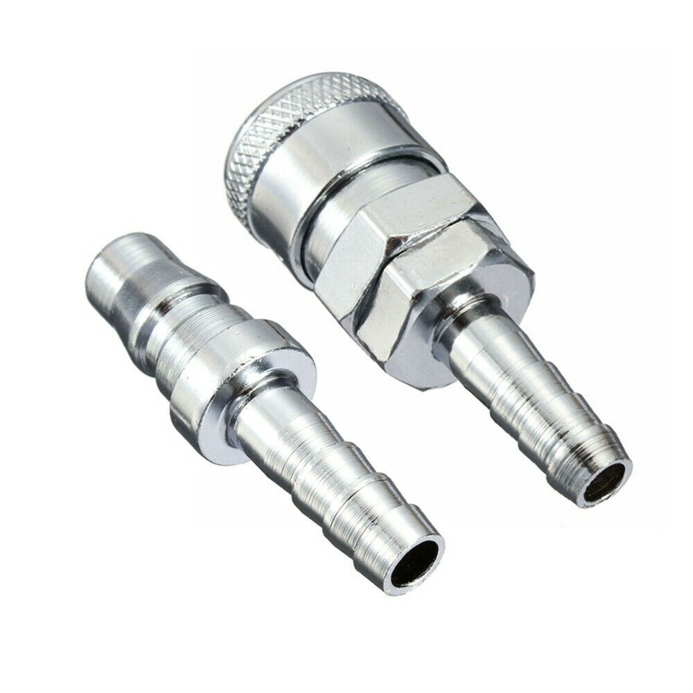 4PCS Quick Release Air Hose Fittings Coupler 8mm Compressor SH20+PH20 Spring Loaded Couplings Air Compressor For RV Motorhome