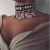 Europe and The United States Exaggerated Luxury Heavy Industry Flash Diamond Choker Temperament Ball Dinner Celebrity Style Accessories Necklace
