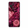 For TCL 605 Case Fashion Flower Protective Black Silicone Soft TPU Back Cover Case For TCL 60 5G 60 SE Case 60SE Coque Funda Bag