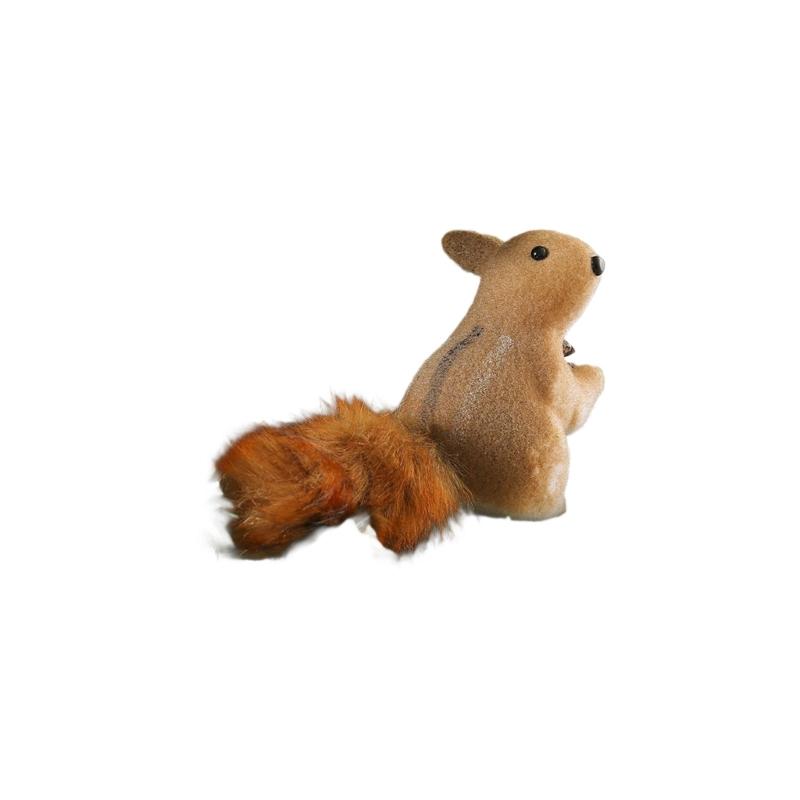 Artificial Squirrel Decoration Christmas Tree Hanging Ornament For Door Mantel Window Wedding Christmas Party Decoration