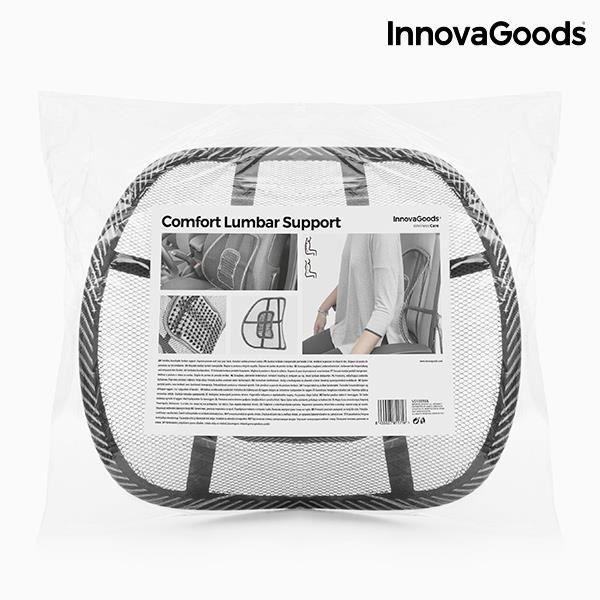 Support dorsal portable - INNOVAGOODS - Wellness Care - Rouge - Adulte - Sans fil