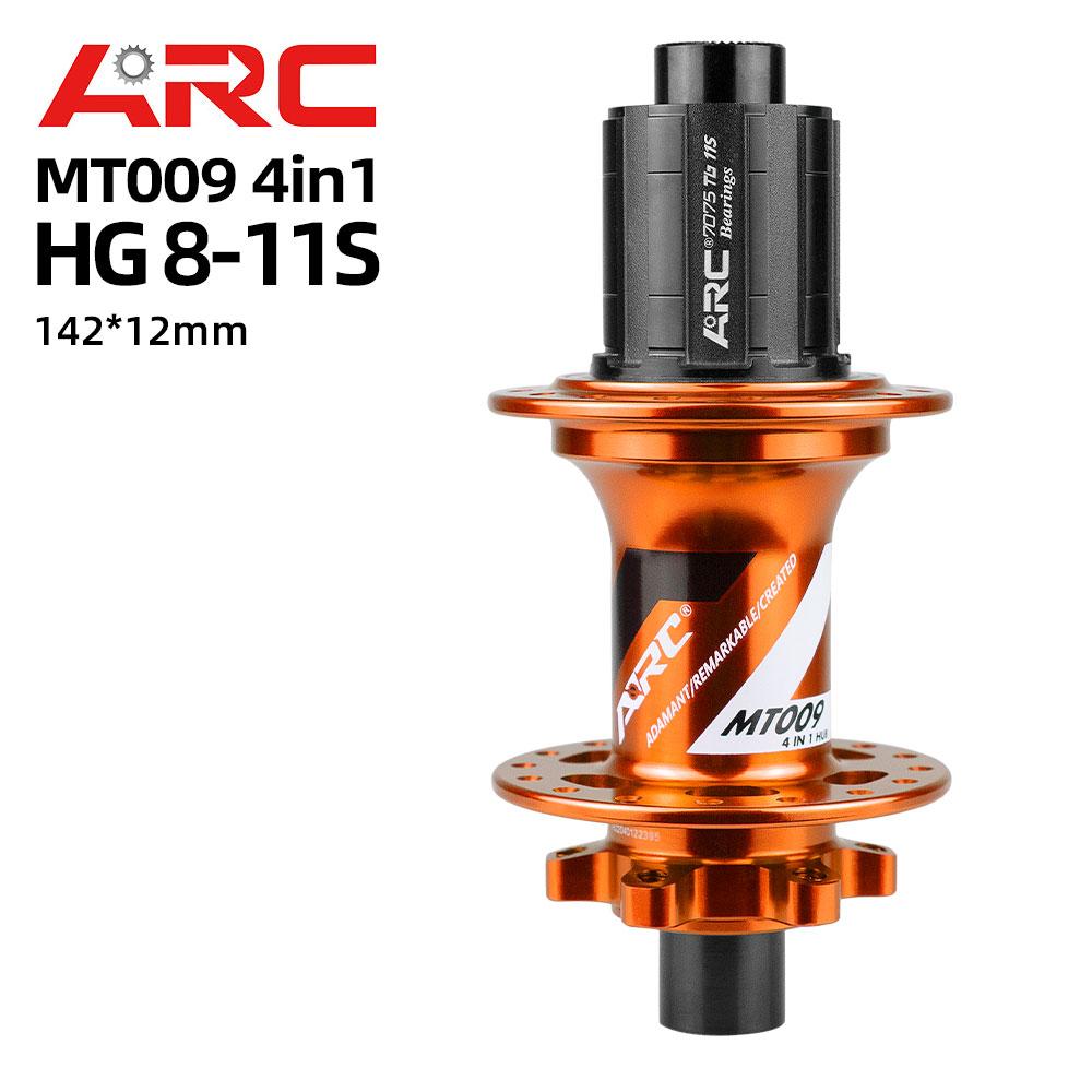 ARC MT009 Front Rear Bicycle Hubs 32 Holes MTB Mountain Bike NBK Sealed Bearing Hub 6 Pawls 114 Clicks Noise HG XD MS 8-12-Speed