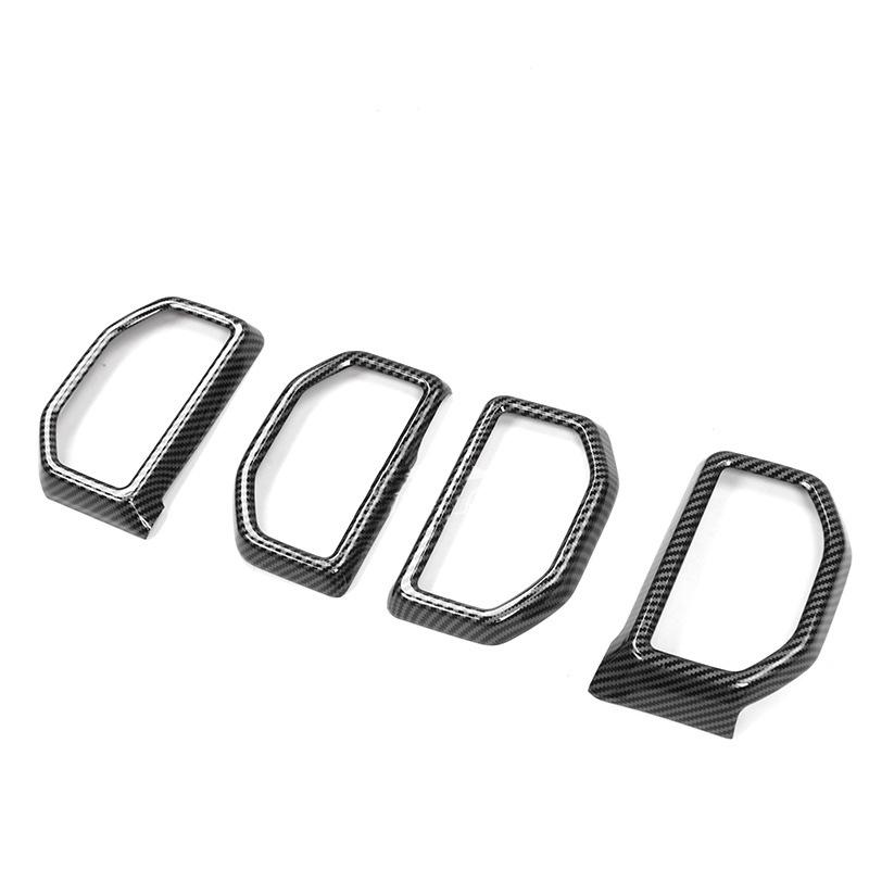 För Ford Bronco Sport CX430 Instrumentpanel Luftventil Utloppsskydd Trim Dekoration Bilstyling Autotillbehör
