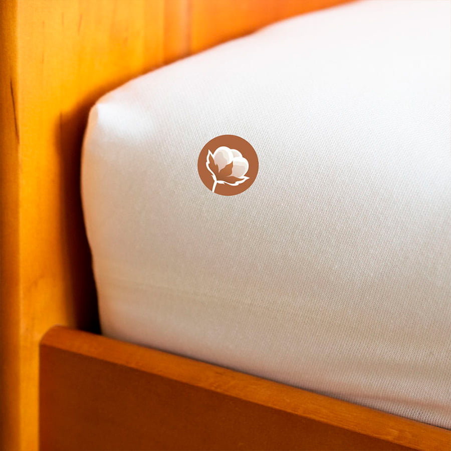 FITTED SHEET 80X200 WHITE