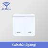 Tuya Wifi Switch 433MHz Universal Breaker 1/2/3 Gang Wireless Wall Switch Remote Voice Control Support Smart Life,Alexa,Google