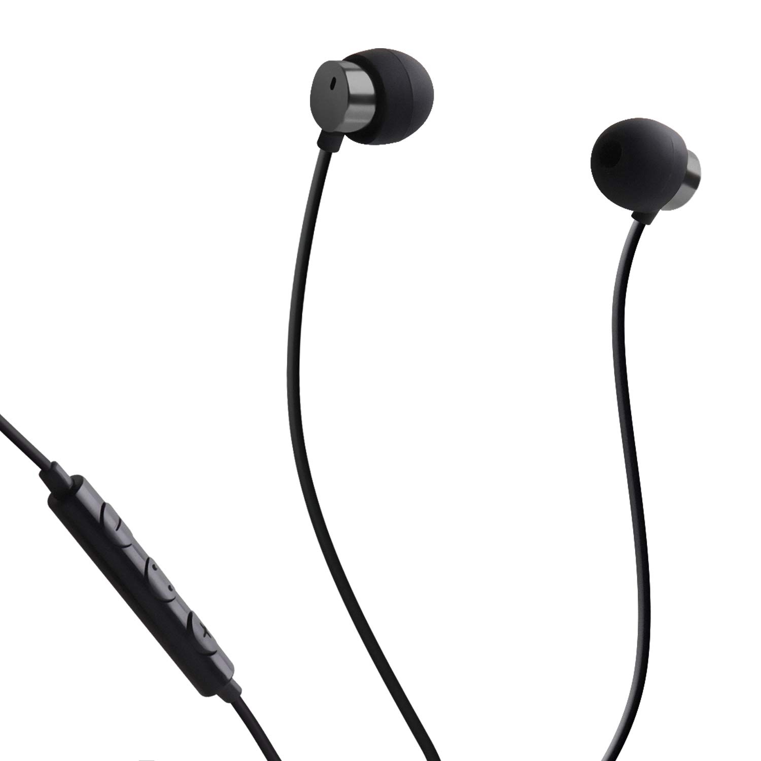 

FSC Sleep Earphones, Comfortable for Sleeping, Hands-Free Calling, Compact Headphones, In-Ear Headset, Ultra-Lightweight, Ultra-Small, with Remote