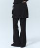 Nigaennikol Bootcut Layered Pantskirt_Black