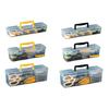 Clear Hardware Storage Box With Handle Perfect For Organizing Supplies And Workshop Tools Handheld Toolbox