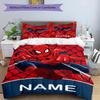 3pcs Spider Man5 Cover Set - Personalized Name, HD Printed Bedding with 1 Cover and 2 Pillowcases - Perfect for Home Decor, Easy Care