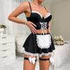 European & American Erotic Maid Role Play Costume Set - Sexy Lingerie